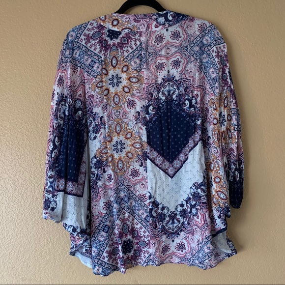 Eyeshadow Embroidered Kimono - S/M - Picture 8 of 8